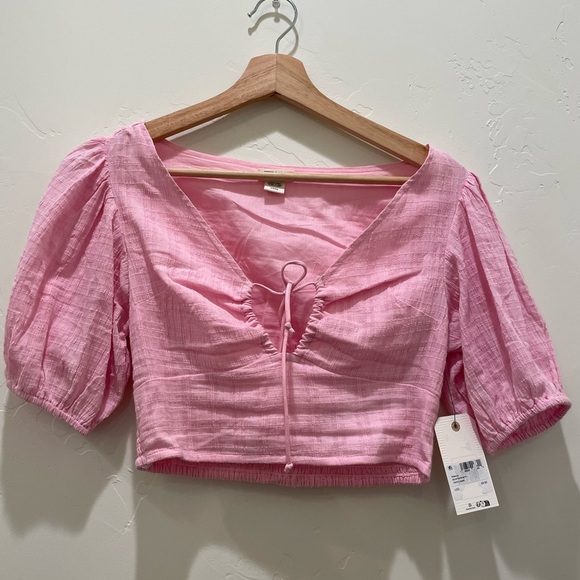 Billabong Tropic Heart - Puff Sleeve Crop Top for Women - Picture 6 of 6